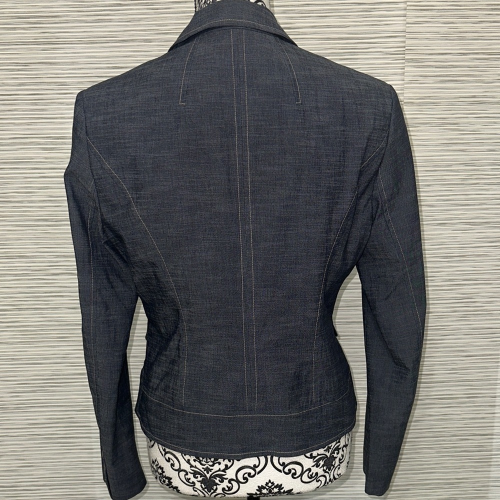 Rafaella Navy Blazer with Button Detail Sz. 10 - Picture 6 of 8